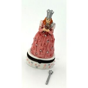 Glinda The Good Witch Trinket Box & Wand Midwest Cannon Falls Wizard Of Oz